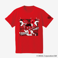 T.M.R.×G.M.R. Tシャツ WHITE BREATH ver.【RED】M /［T.M.R.×G.M.R.］