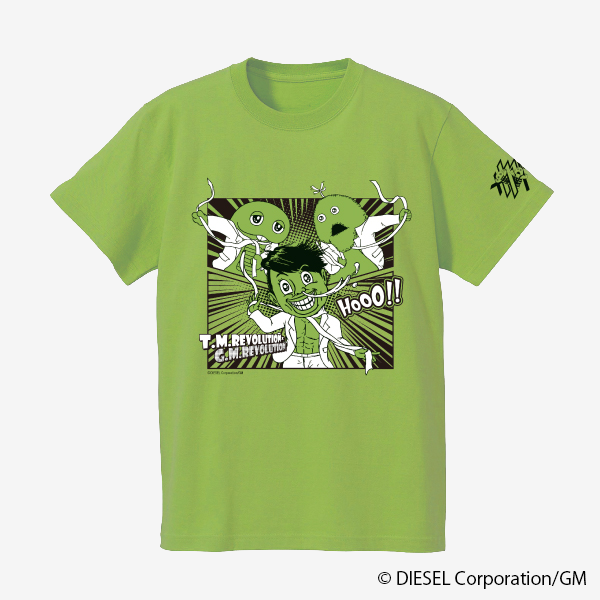 T.M.R.×G.M.R. Tシャツ WHITE BREATH ver.【GREEN】XL /［T.M.R.×G.M.R.］