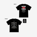 ビッグシルエットTシャツ 開票ver.【BLACK】 M /［T.M.R. 令和8年度 新党革命 党大会 -開票-］