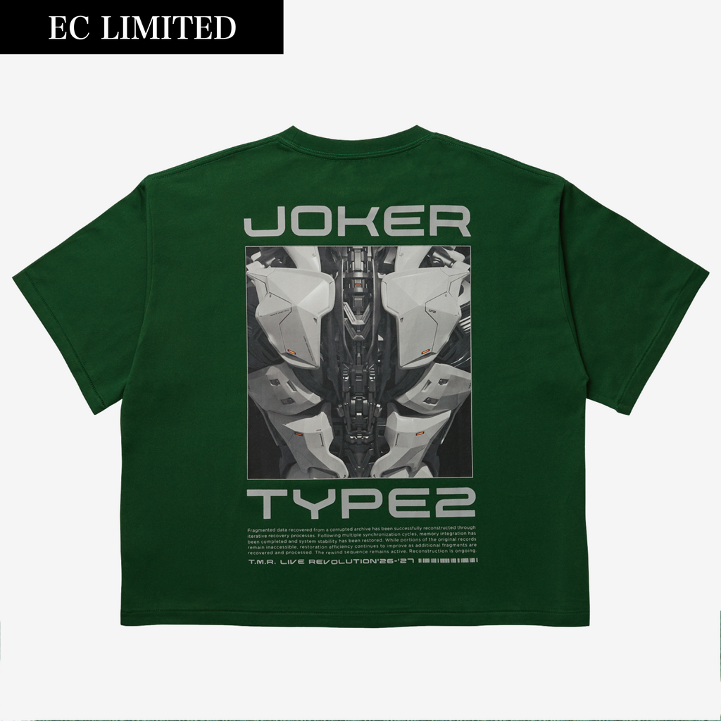 Joker Type 2 Tシャツ Type-B【GREEN】XXL /［T.M.R. LIVE REVOLUTION '26-'27］